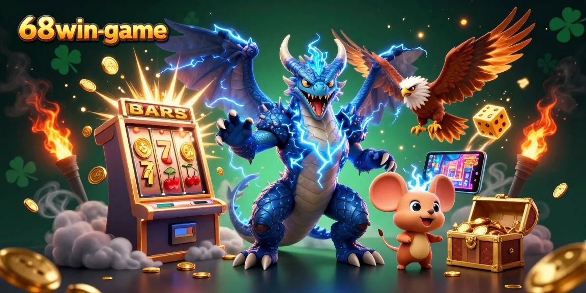 Experience the excitement at 68win-game with dynamic casino elements and thrilling characters.