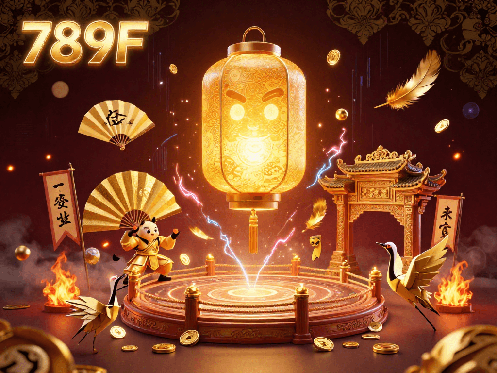 Experience the vibrant world of gambling at 789F with dynamic casino elements and exciting characters.