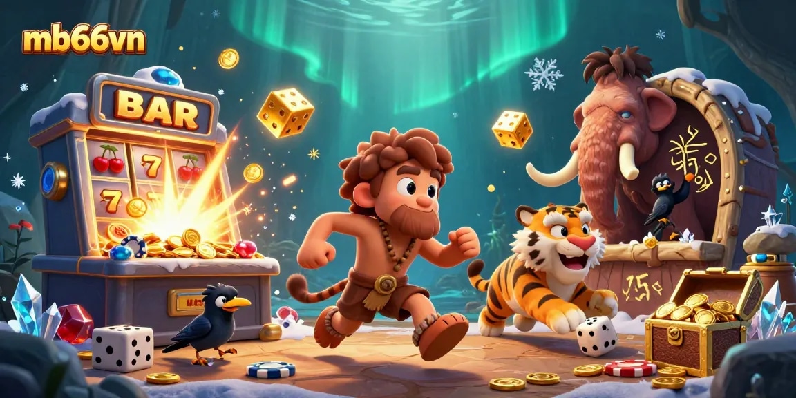 Experience thrilling wins at mb66vn with a lively 3D cartoon casino scene featuring dynamic characters and exciting game elements.
