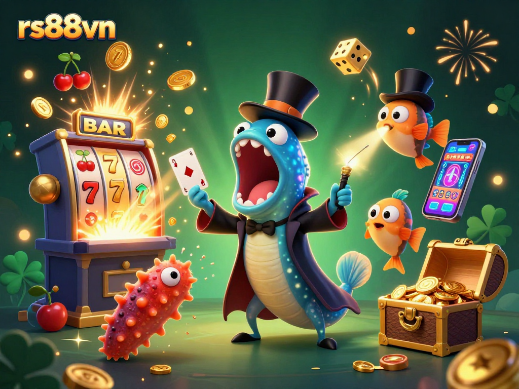 Experience thrilling gameplay at rs88vn with vibrant 3D casino characters in an exciting magical atmosphere.