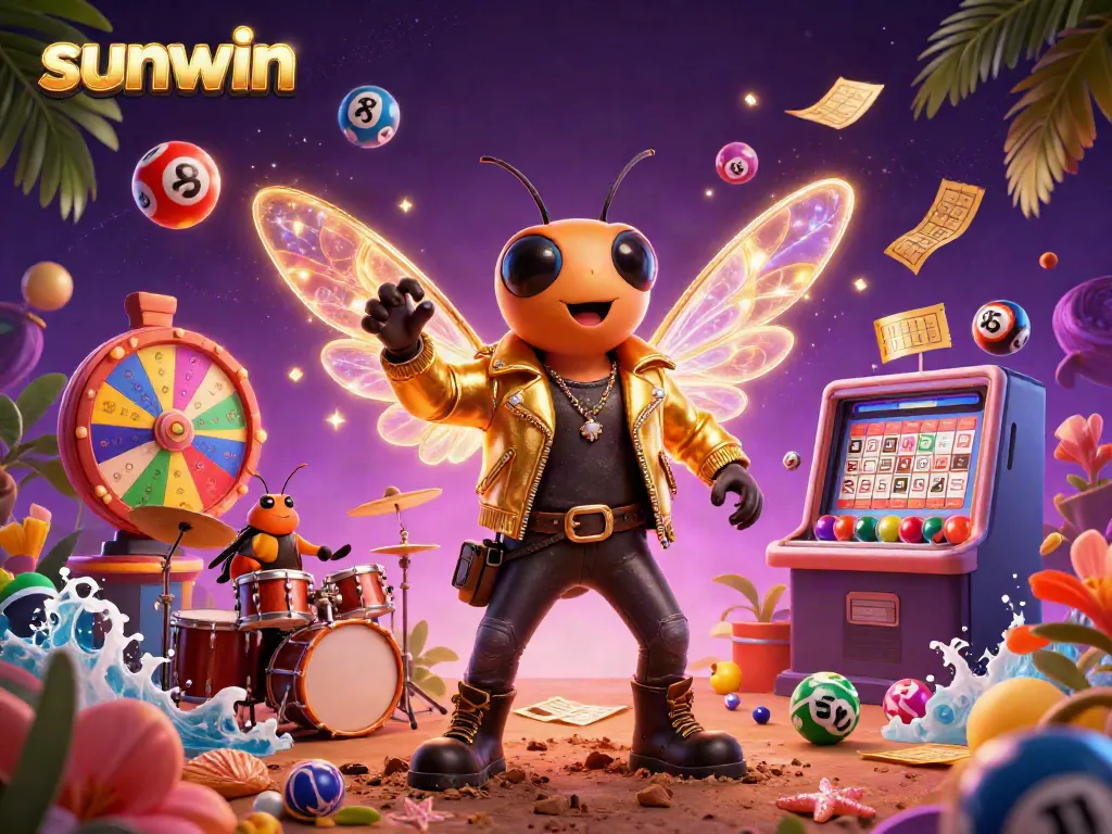Experience the excitement of sunwin casino with animated characters and vibrant game elements.