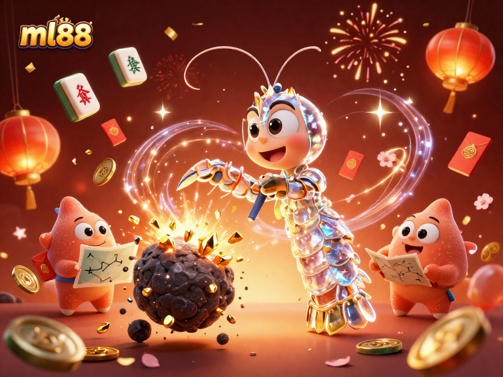 Experience thrilling action with ml88's galactic samurai and treasure explosion.