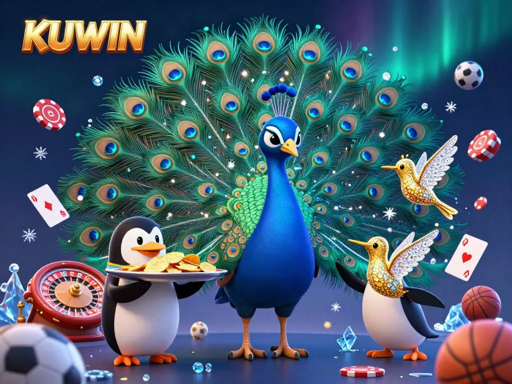 Engage in exciting gameplay at KUWIN with vibrant 3D casino characters and dynamic elements.