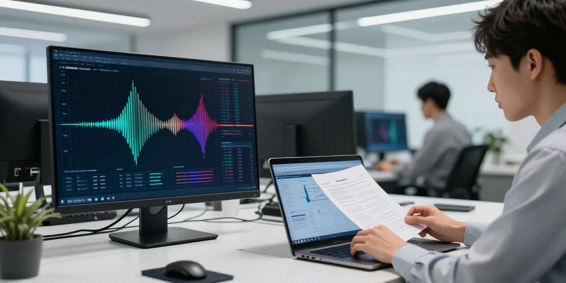 vulnerability assessment techniques applied in a modern cybersecurity office environment with advanced technology tools.