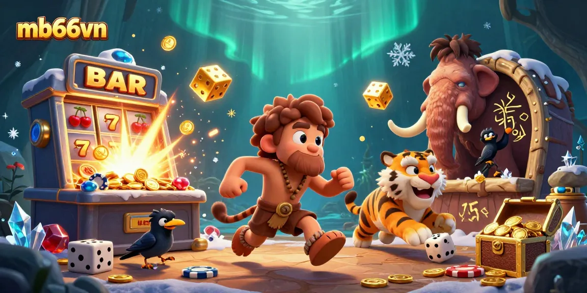 Experience thrilling wins at mb66vn with a lively 3D cartoon casino scene featuring dynamic characters and exciting game elements.