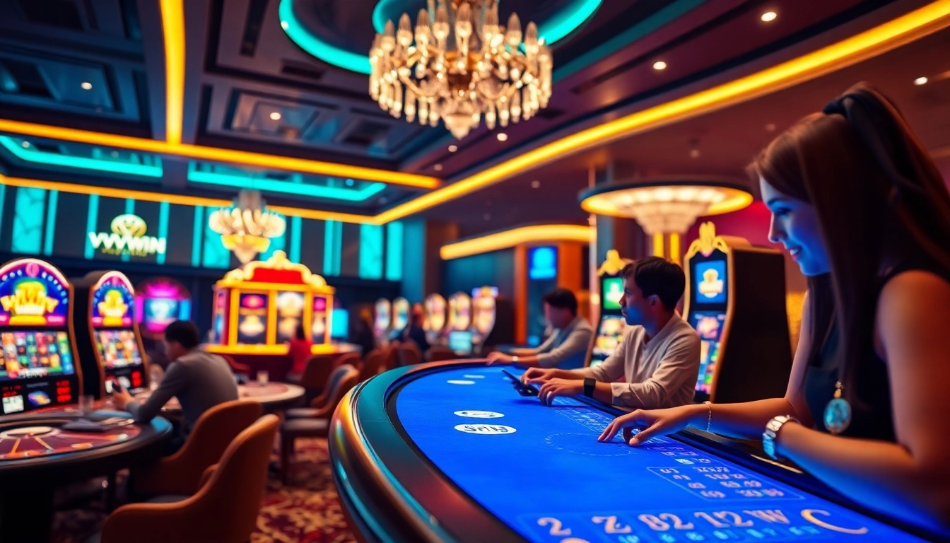 Experience the thrill of online gaming at vvvwin88.live, featuring engaging casino games in a luxurious environment.