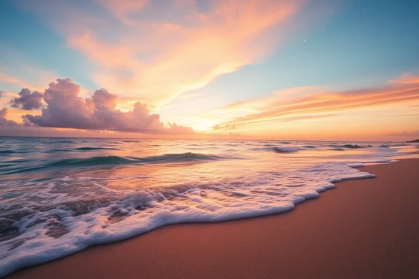 Destination photographer capturing a stunning sunset on a tranquil beach.