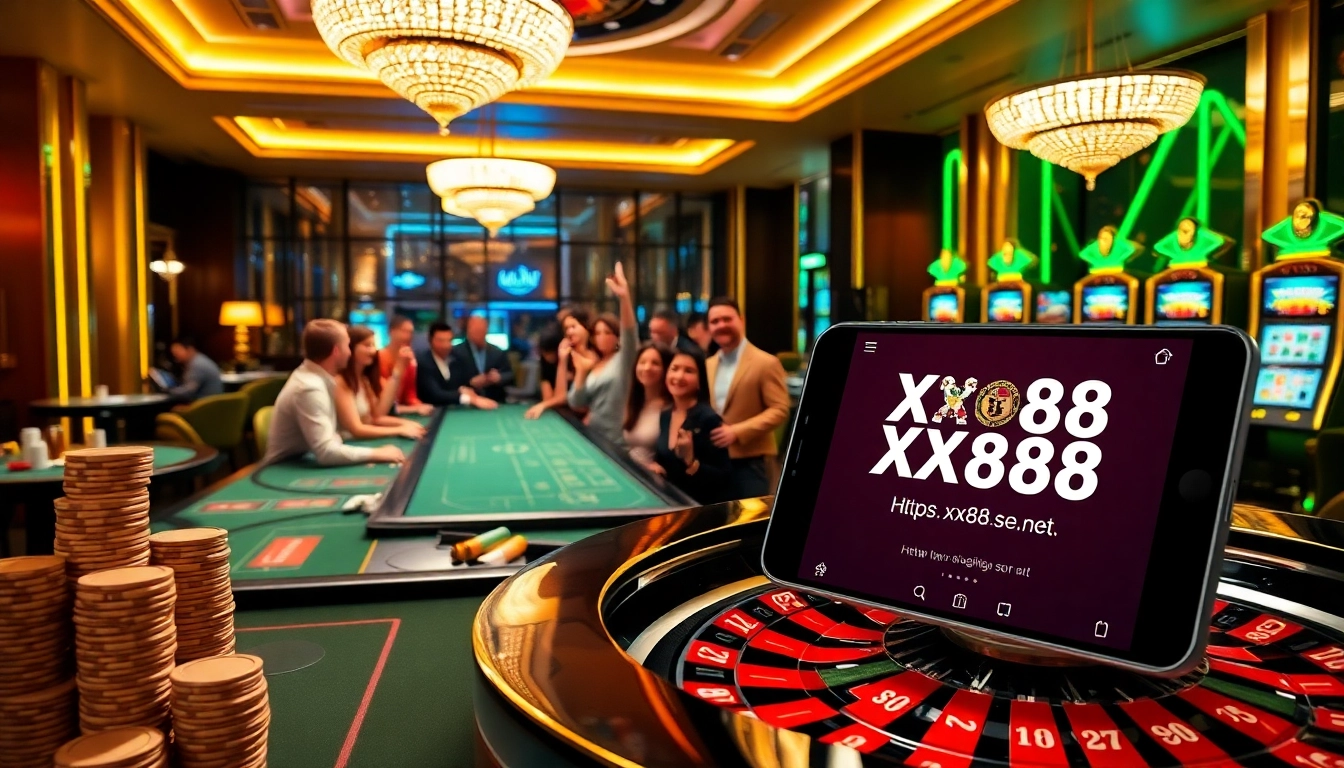 Experience the excitement of gambling at https://xx88.se.net/ with luxury casino visuals of games and players.