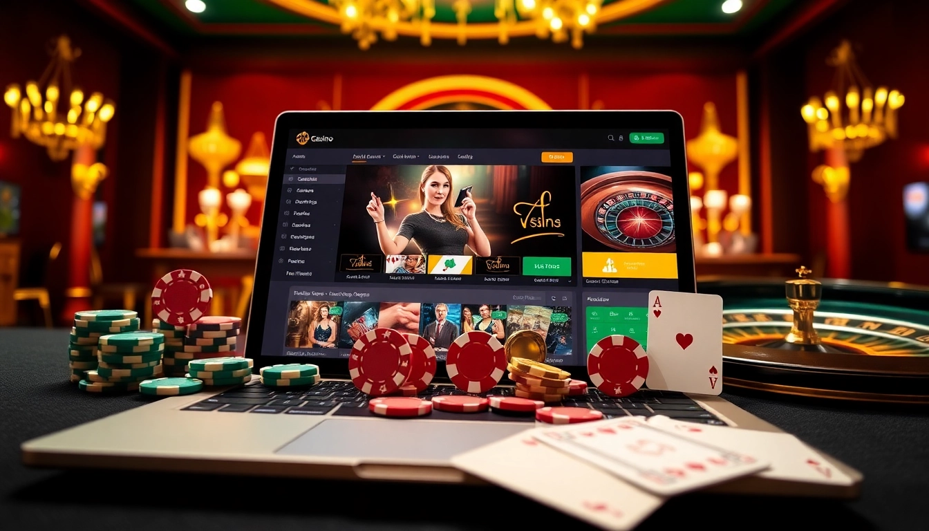 Experience online gaming excitement at https://f168.news/ with vibrant casino visuals and betting elements.