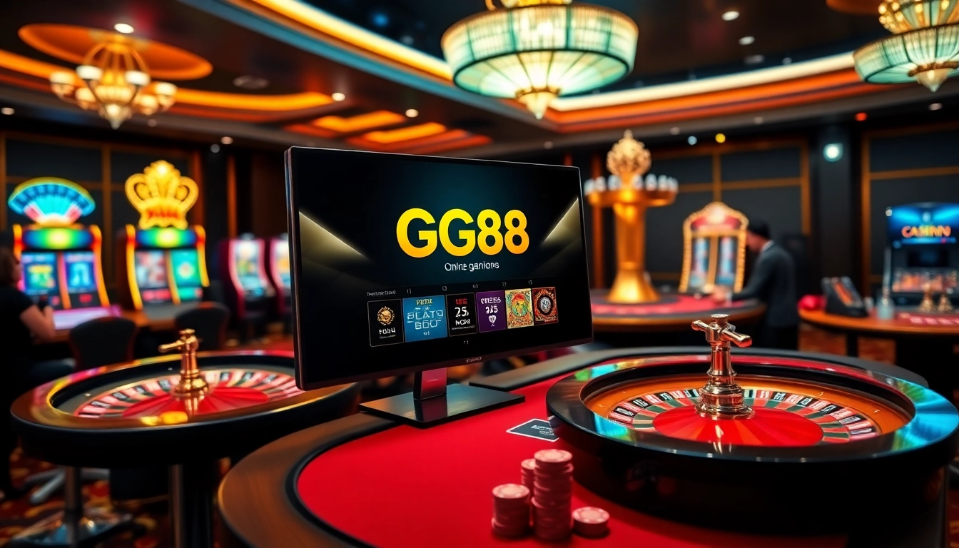 Players enjoy a vibrant GG88 casino experience with live tables and engaging games.