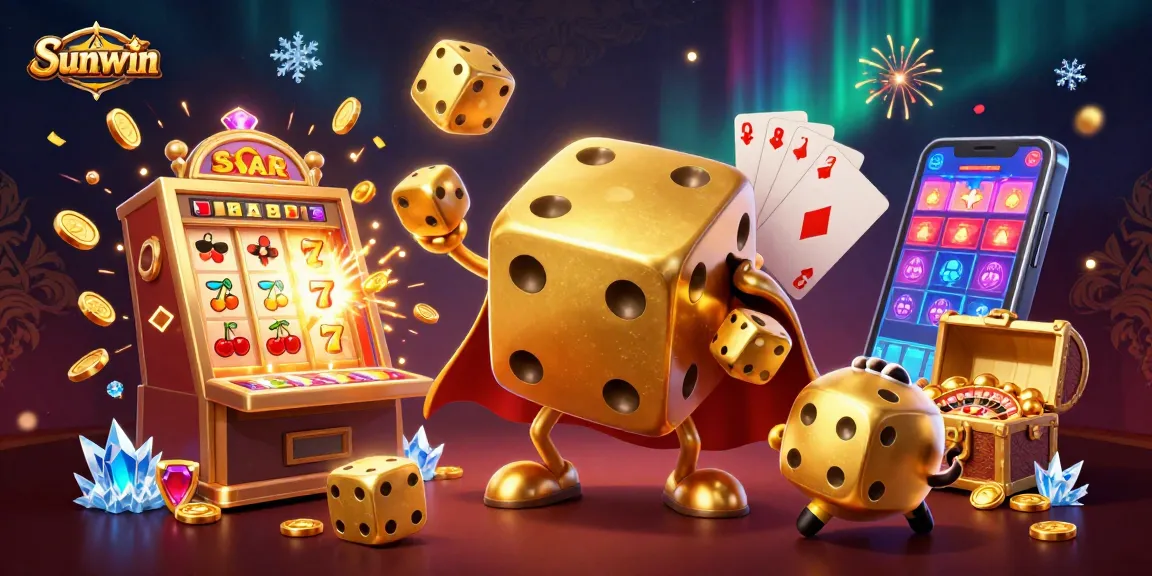 Engage with Sunwin's thrilling games and spectacular jackpots in an immersive casino atmosphere.
