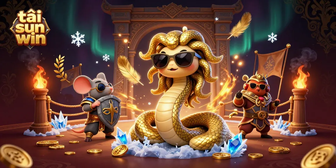Experience excitement with tải sun win illustrated in a vibrant 3D casino scene.