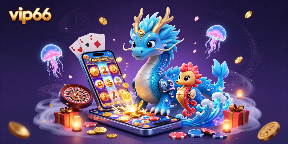 Engage in thrilling adventures with vip66 and colorful slot games in a stunning 3D fantasy scene.
