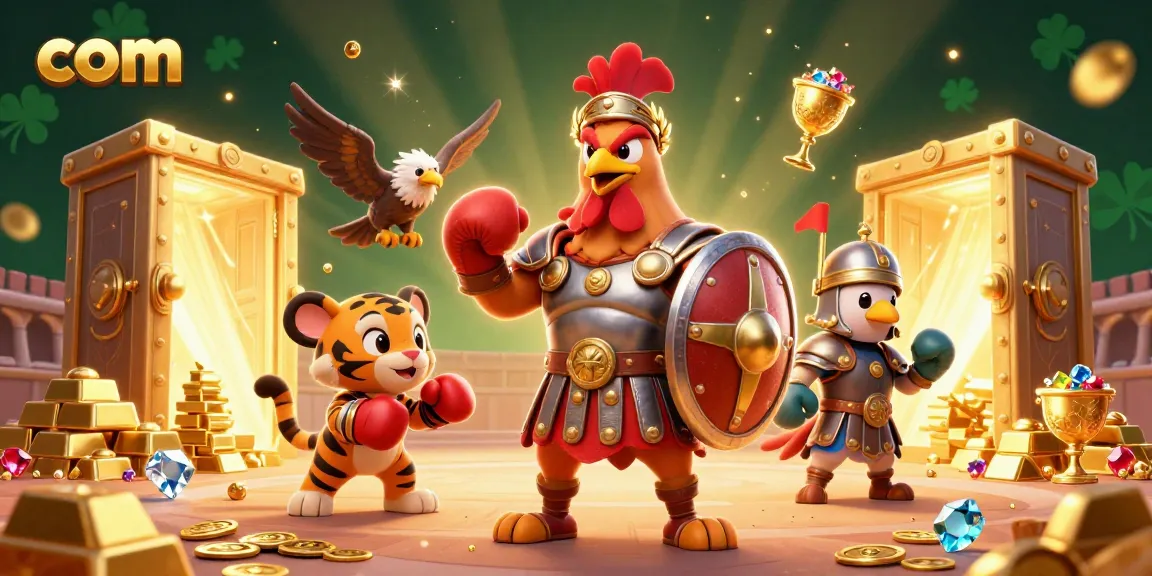 Experience thrilling action at com, where the gladiator rooster leads a dynamic gambling extravaganza.