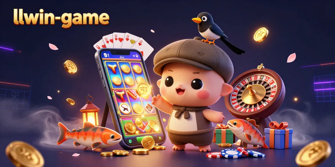 Experience vibrant excitement at llwin-game with playful characters and thrilling casino elements.