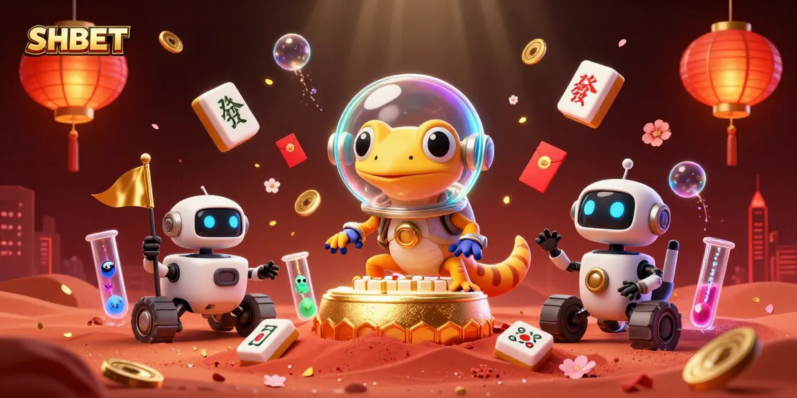 Engage in thrilling gaming at SHBET with a vibrant Martian casino discovery scene filled with luck and excitement.