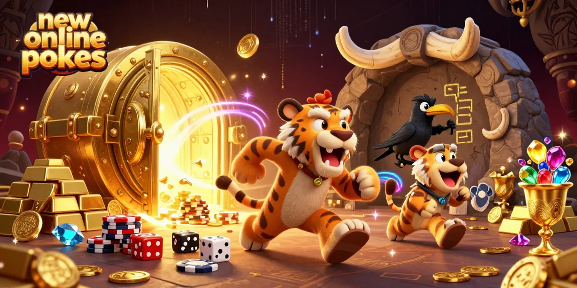 Discover new online pokies featuring engaging visuals and dynamic elements in a prehistoric casino.