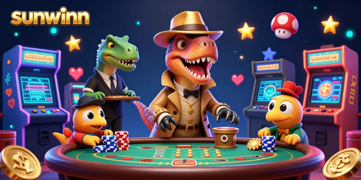 Experience thrilling gameplay at sunwinn as a velociraptor card counter strategizes at the blackjack table.